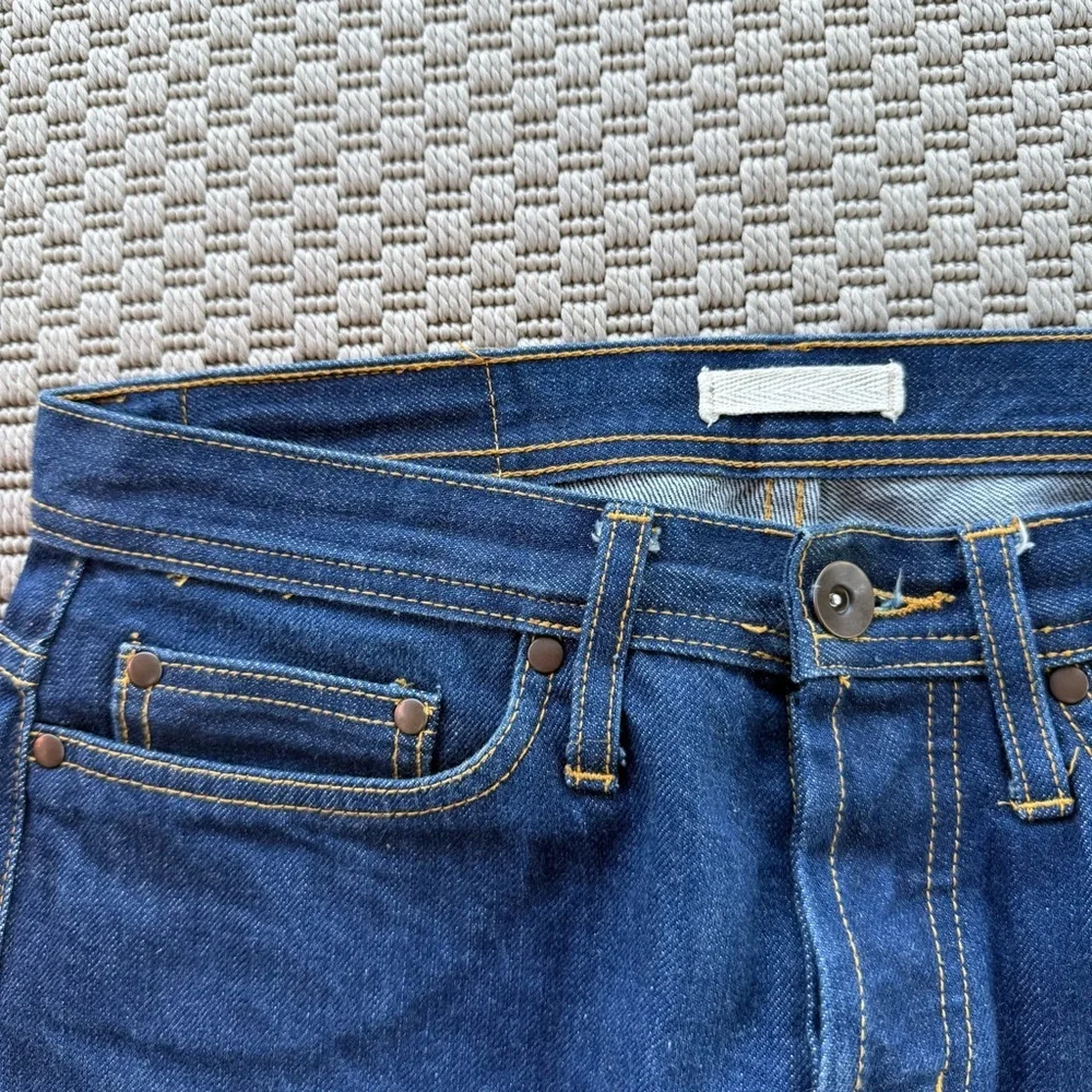 theunbrandedbrand Custom made 13oz true blue selvedge denim tapered denim jeans